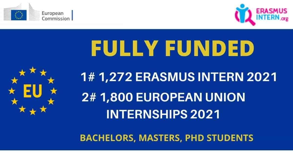 Fully Funded Internships in Europe for International Students 2021-2022