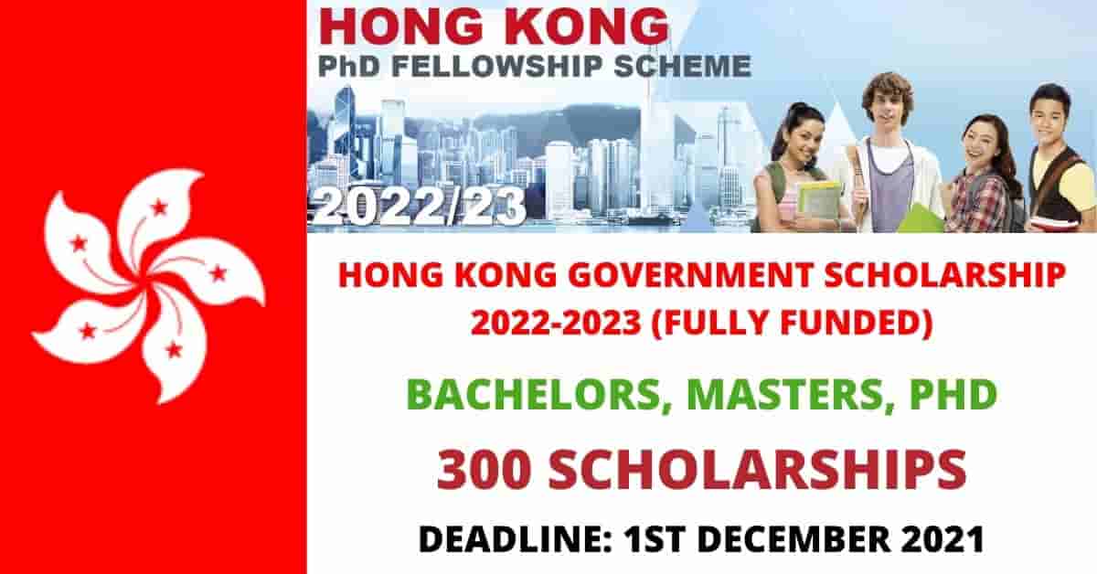 List of Scholarships in Hong Kong Without IELTS 2021