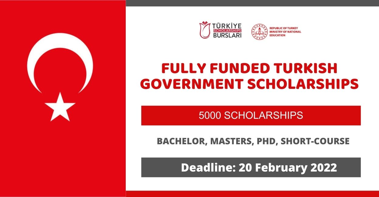 Fully Funded Turkiye Burslari Scholarships 2022