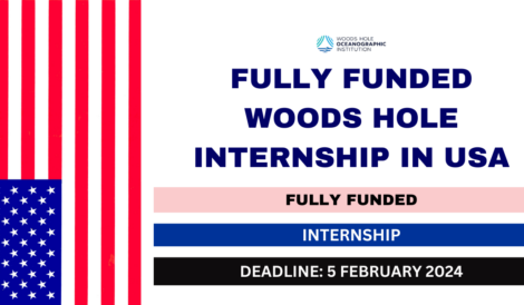 Fully Funded Woods Hole Internship in USA 2024