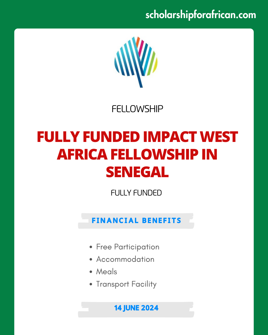 Fully Funded Impact West Africa Fellowship in Senegal 2024
