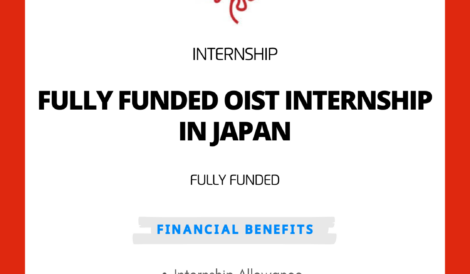Fully Funded OIST Internship in Japan 2025
